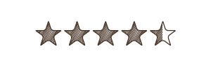 4 and one-half stars